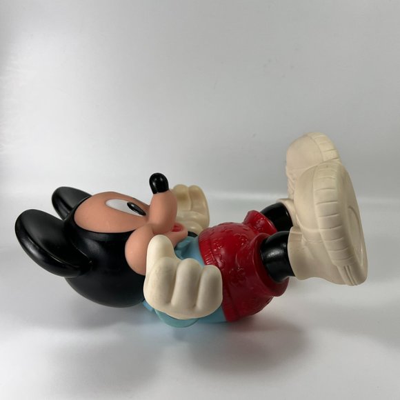 Vtg Disney Baby Mickey Mouse Toy Figure Floating Tub Pool Plastic - Picture 2 of 11